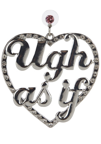 Earth To Cher Heart Earrings