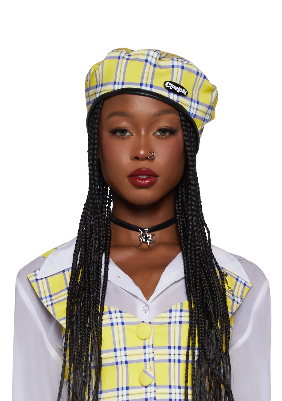 As If Plaid Beret