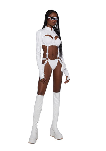 Sci Fi Babe Costume Set - White