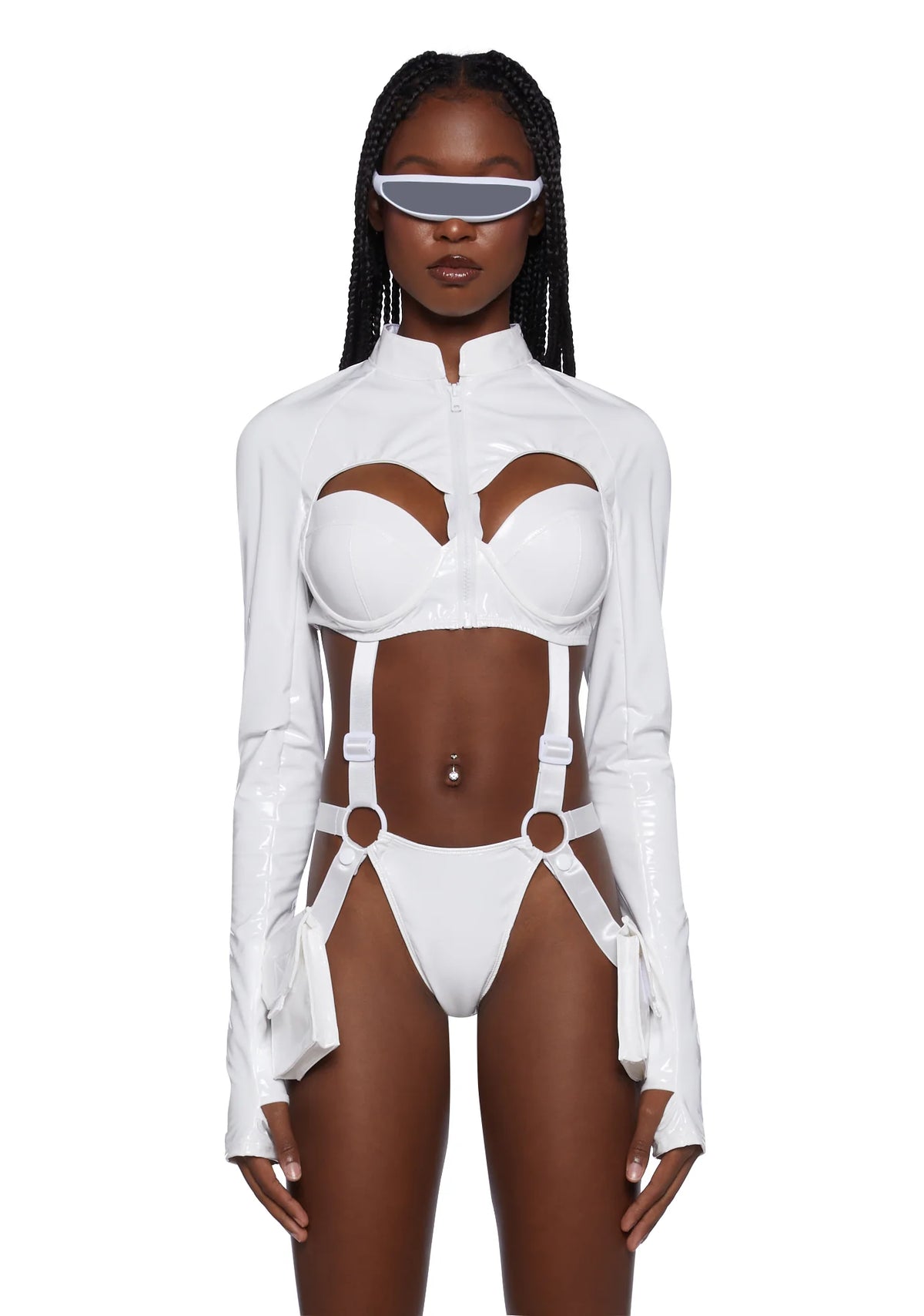 Sci Fi Babe Costume Set - White