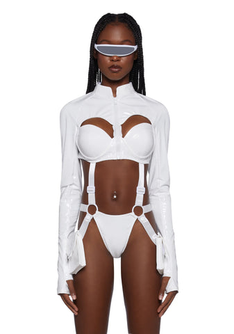 Sci Fi Babe Costume Set - White