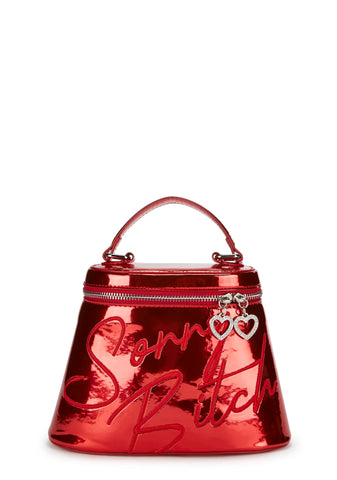 Sorry Not Sorry Crossbody Bag - Red