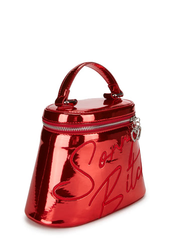 Sorry Not Sorry Crossbody Bag - Red