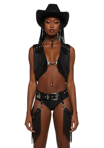 Wild Belle 3-Piece Accessories Set - Black