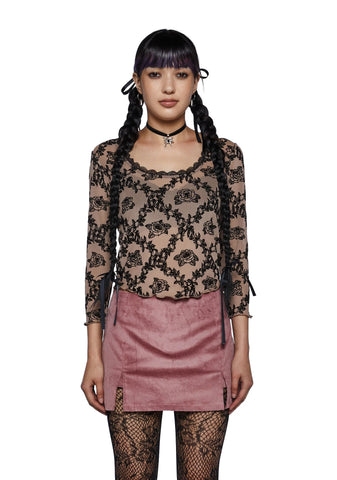 Sweetest Sound Mesh Top