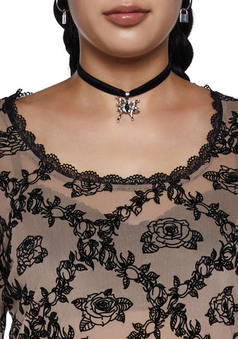 Sweetest Sound Mesh Top