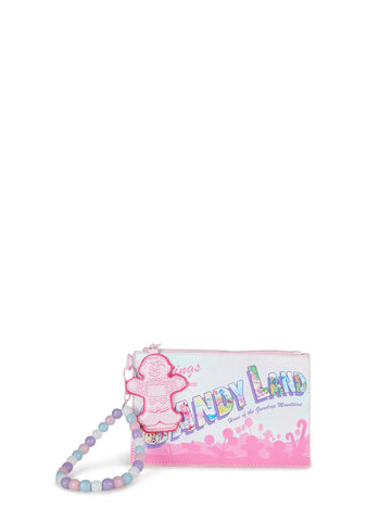 Writing Home Beaded Wristlet