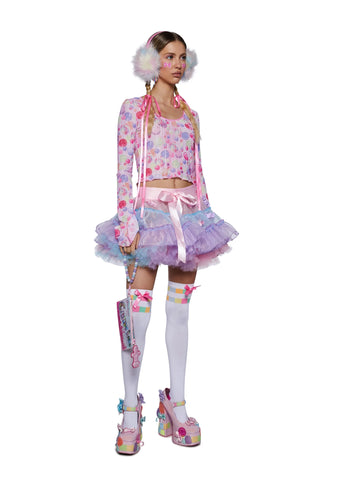 Sweet Pieces Mesh Top