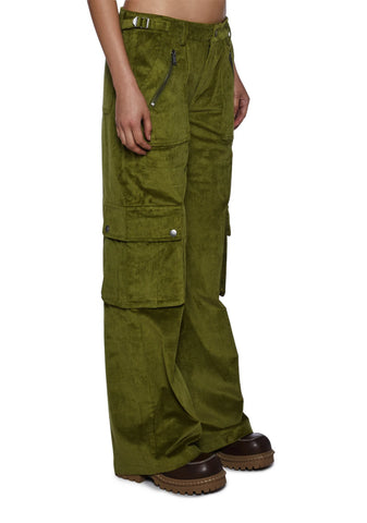 Vintage Vinyl Cargo Pants