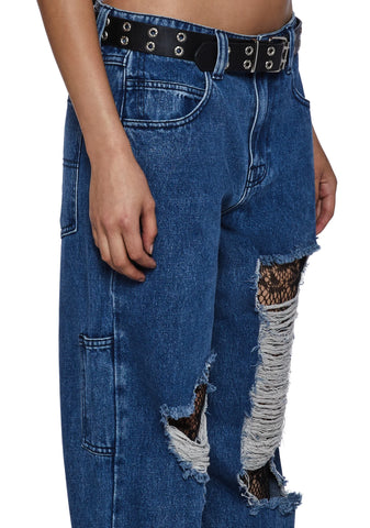 Weathered Soul Distressed Jeans