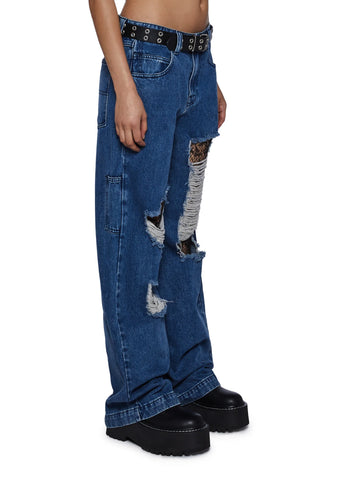 Weathered Soul Distressed Jeans