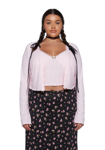 Plus Always Right Cardigan Set