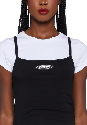 Chronically Crushed 2-In-1 Top