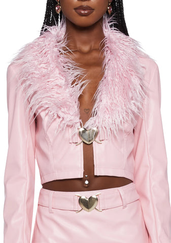 Make 'Em Pay Cropped Jacket