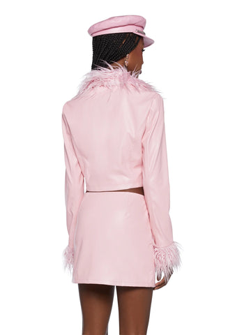 Make 'Em Pay Cropped Jacket