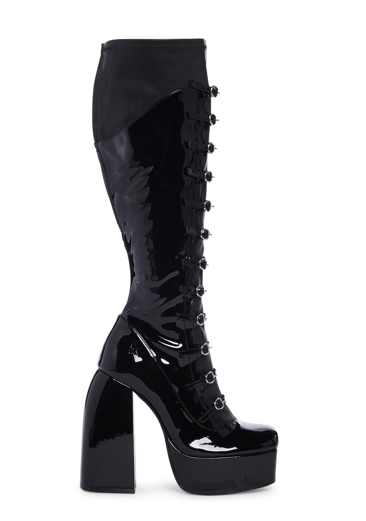 Ritual State Patent Long Boots