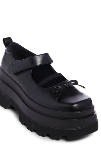 Obsidian Doll Trident Mary Janes