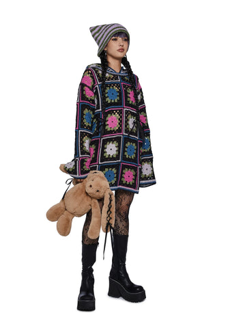 Hand Me Down Crochet Hoodie