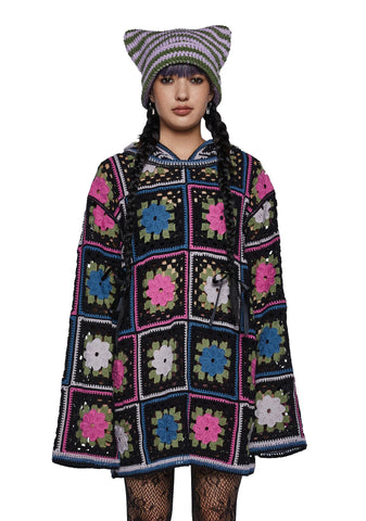 Hand Me Down Crochet Hoodie