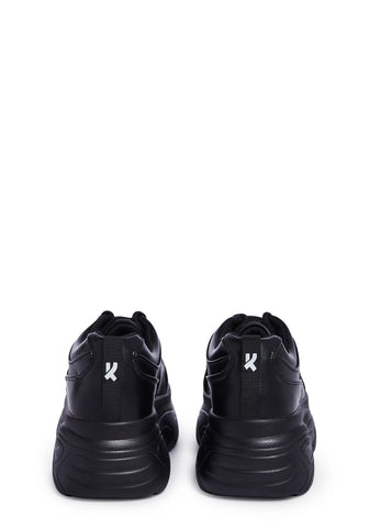 Striker Platform Sneakers - Black
