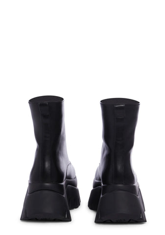 Rancor Vilun Lace-Up Boots - Black