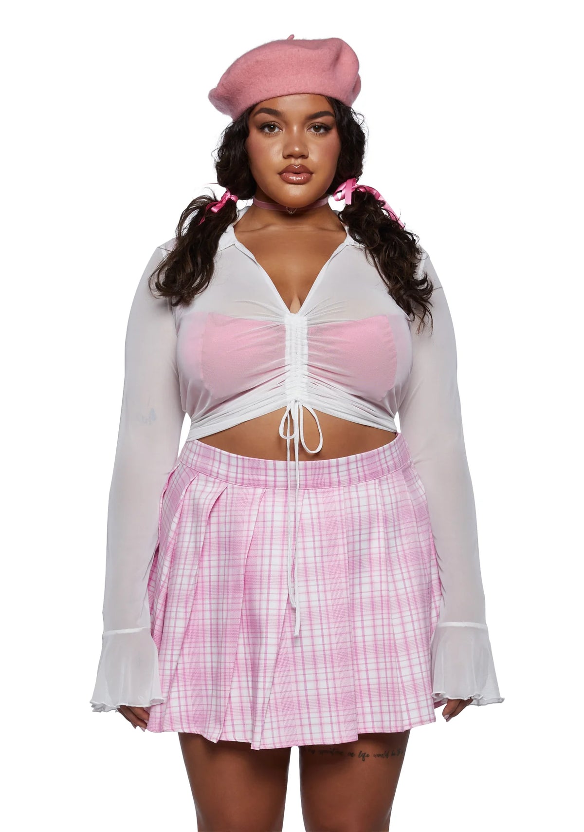 Plus Ascend Your Throne Crop Top