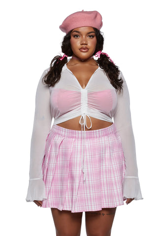 Plus Ascend Your Throne Crop Top