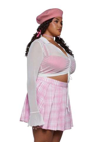 Plus Ascend Your Throne Crop Top