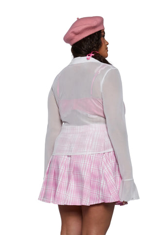 Plus Ascend Your Throne Crop Top