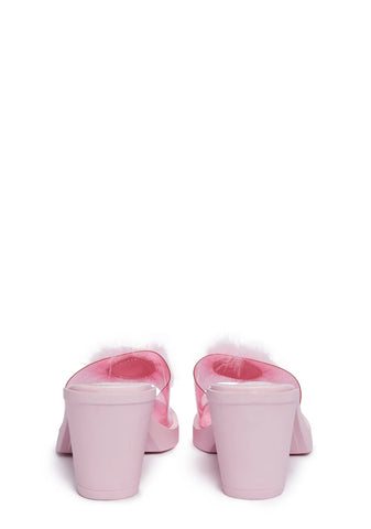 Bejeweled Etiquette Peep Toe Heels