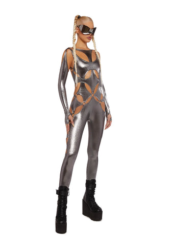 Monochrome Chaos Full Bodysuit