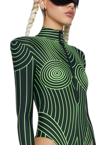 Maxima Green Serious Bodysuit