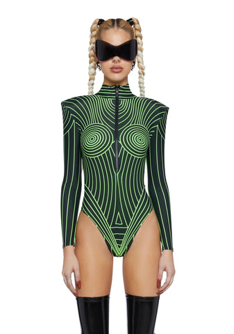 Maxima Green Serious Bodysuit