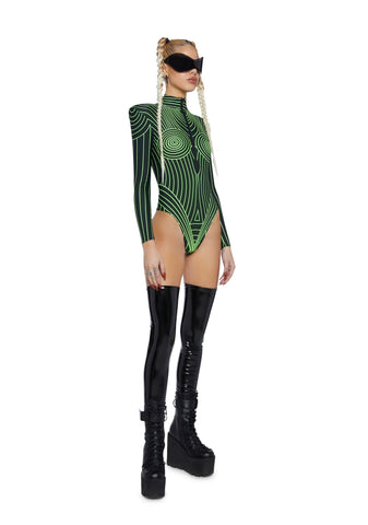 Maxima Green Serious Bodysuit