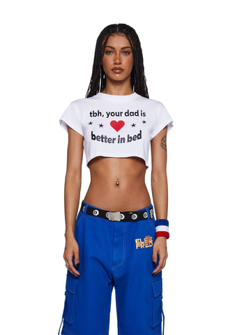 Daddy Issues Cropped Tee