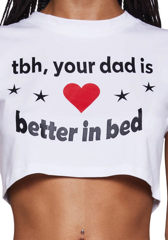 Daddy Issues Cropped Tee