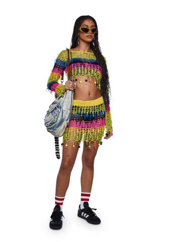 Bonet Crochet Beaded Top