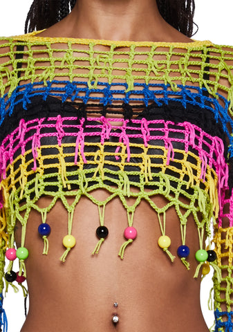 Bonet Crochet Beaded Top