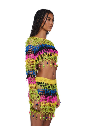 Bonet Crochet Beaded Top
