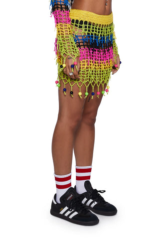 Bonet Crochet Beaded Skirt