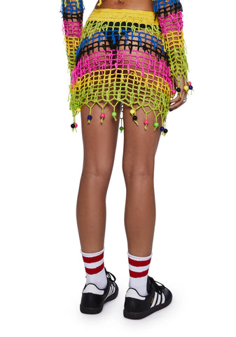 Bonet Crochet Beaded Skirt