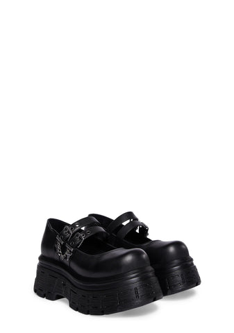 Scary Platform Mary Janes