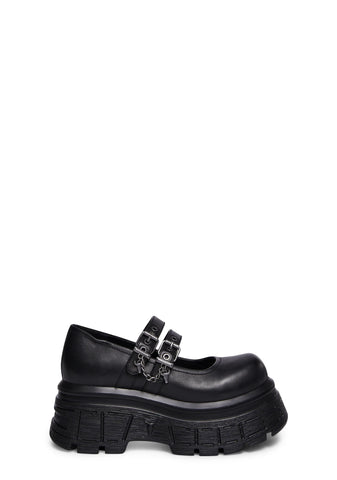 Scary Platform Mary Janes