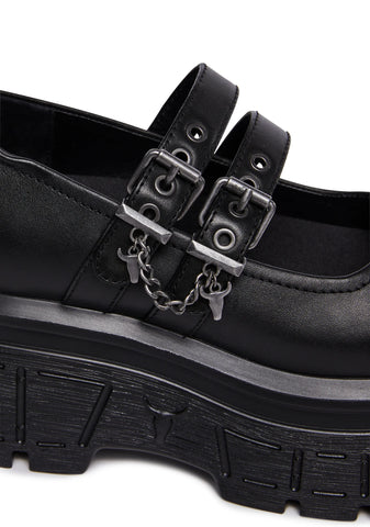 Scary Platform Mary Janes