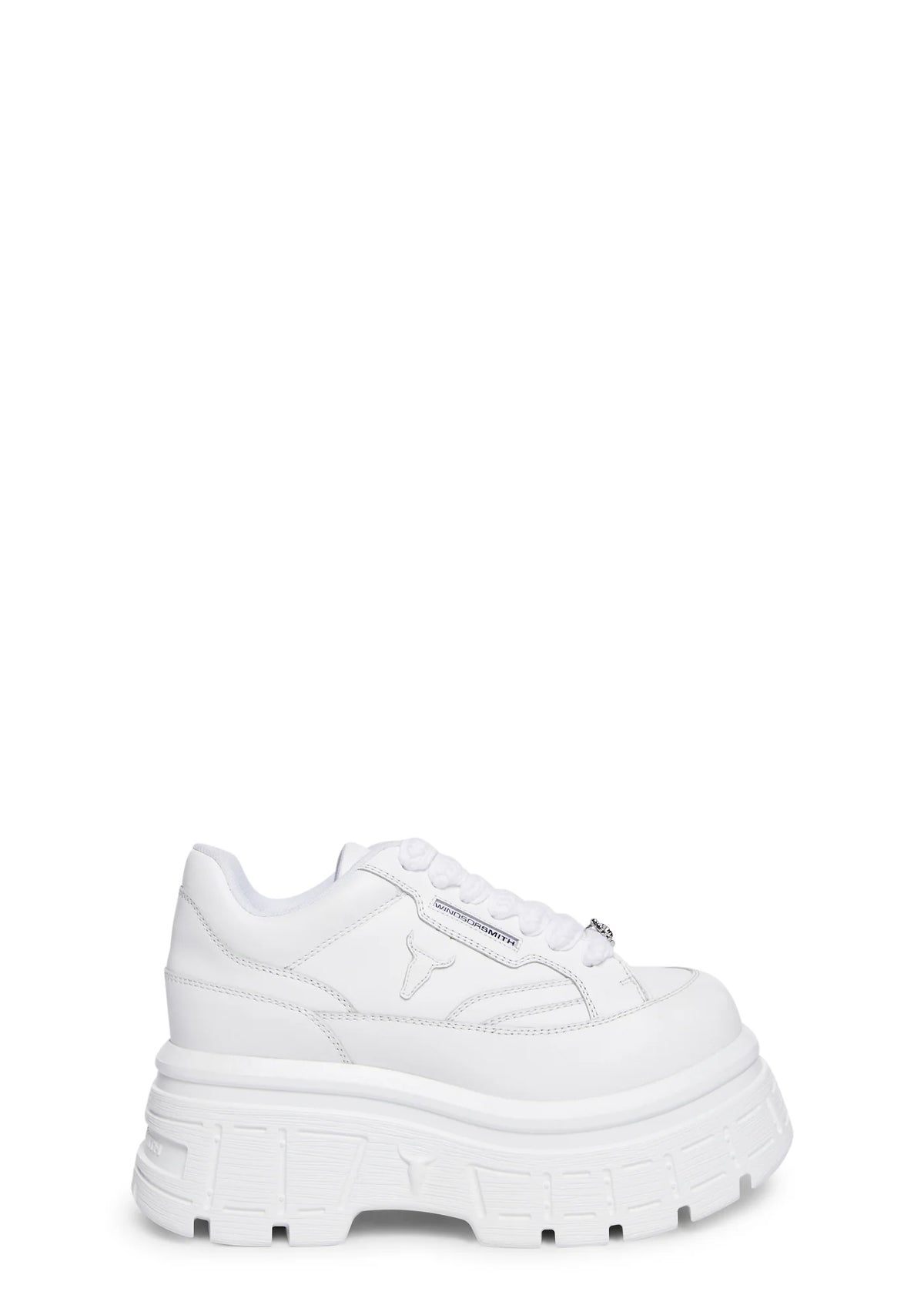 Swerve Leather Sneakers - White