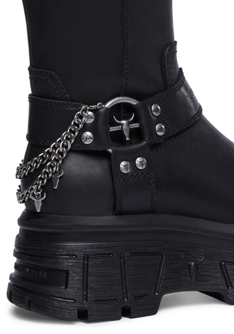 Scandalous Leather Boots