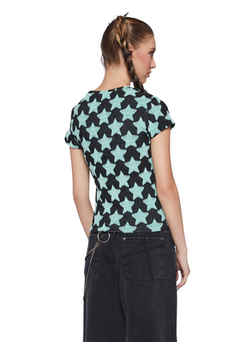Blueberry Star Tee