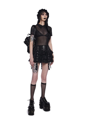 Sheer Insanity Mesh Top