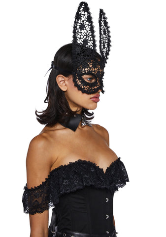 Coquette Night Bunny Mask