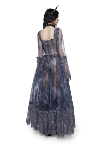 Dance With Death Maxi Dress - Script